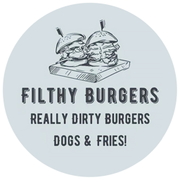 Filthy Burgers logo.
